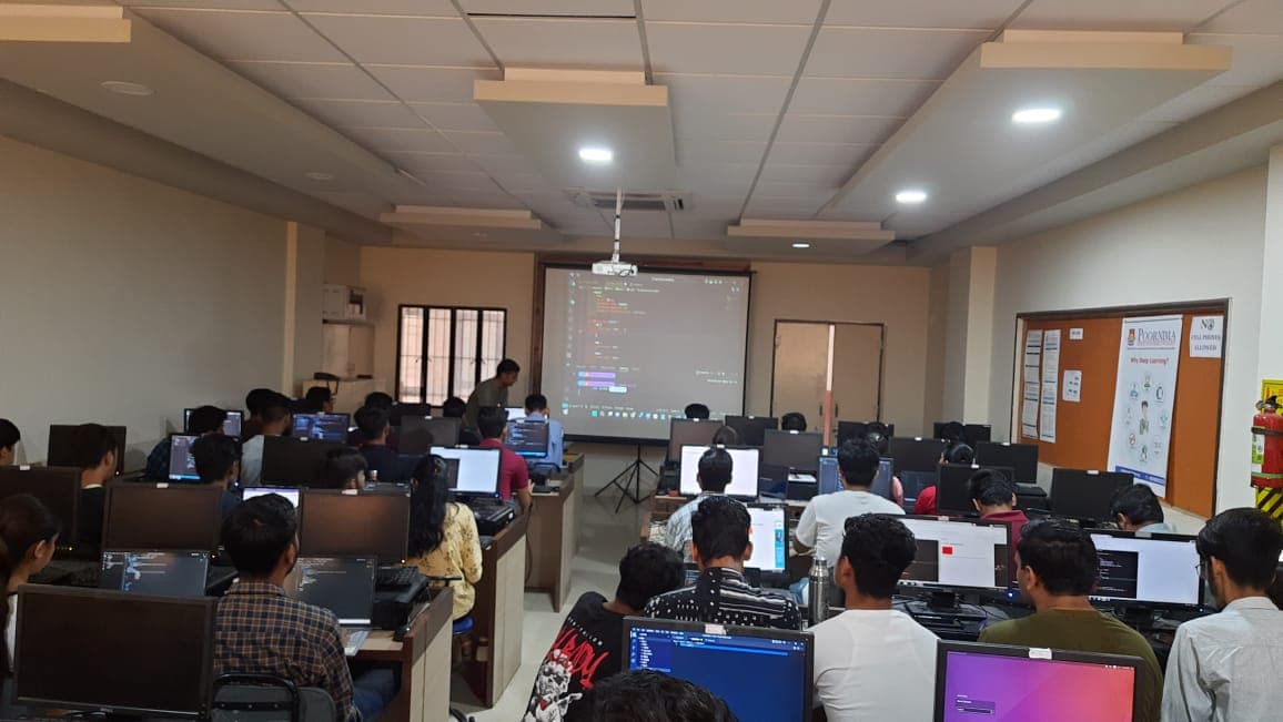 Harsh Agarwal Indianmusk workshop Poornima College web development session 2
